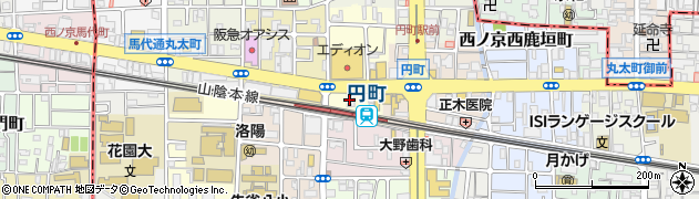 京都府京都市中京区西ノ京西円町5周辺の地図