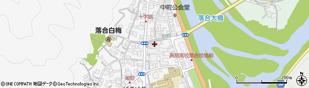 岡山県真庭市落合垂水252周辺の地図