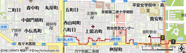 京都府京都市上京区上鍛冶町324周辺の地図
