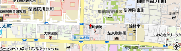 株式会社聖護院八ツ橋総本店周辺の地図