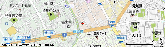 静岡県静岡市清水区西大曲町3周辺の地図