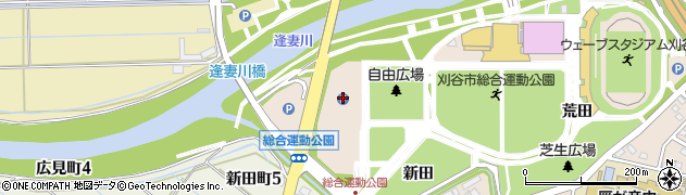 愛知県刈谷市築地町（西縄）周辺の地図