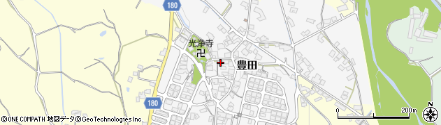 滋賀県蒲生郡日野町豊田93周辺の地図