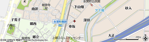 愛知県豊田市永覚町車坂32周辺の地図