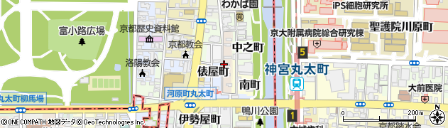 京都府京都市上京区真町周辺の地図
