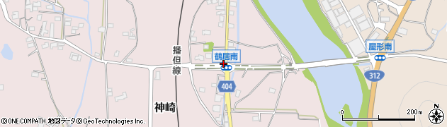 鶴居南周辺の地図