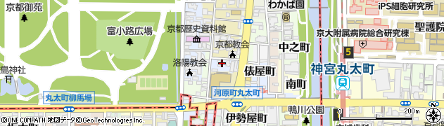 京都府京都市上京区錦砂町周辺の地図