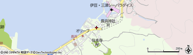 静岡県沼津市内浦長浜73周辺の地図