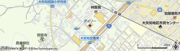 ダイソーマックスバリュ大矢知ＳＣ店周辺の地図