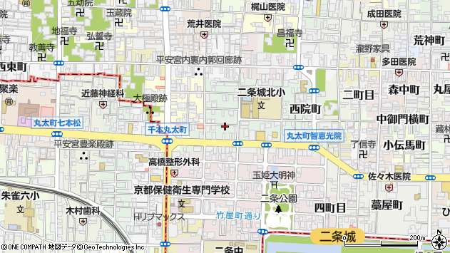 〒602-8158 京都府京都市上京区中務町の地図