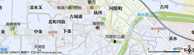京都府亀岡市余部町古城28周辺の地図