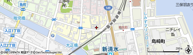 清水銀行江尻支店 ＡＴＭ周辺の地図