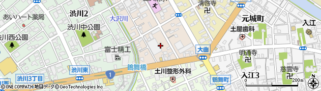 静岡県静岡市清水区西大曲町2周辺の地図