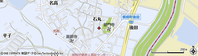 愛知県大府市横根町石丸79周辺の地図