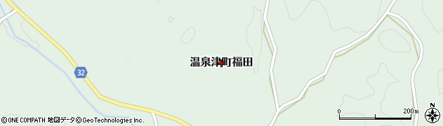 島根県大田市温泉津町福田周辺の地図