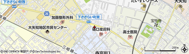 ヨコイクリーニングアバンセ川北店周辺の地図