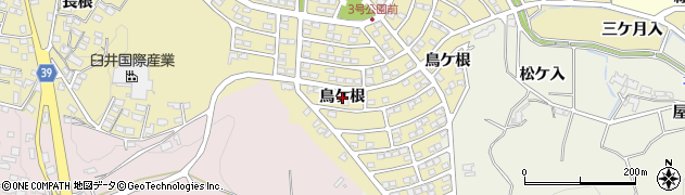 愛知県岡崎市細川町（鳥ケ根）周辺の地図