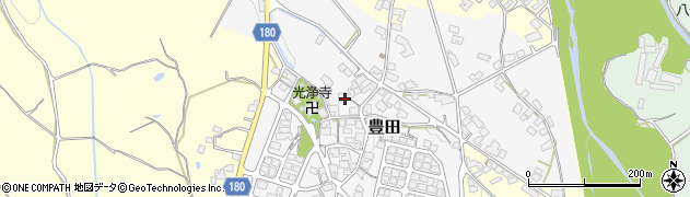 滋賀県蒲生郡日野町豊田311周辺の地図