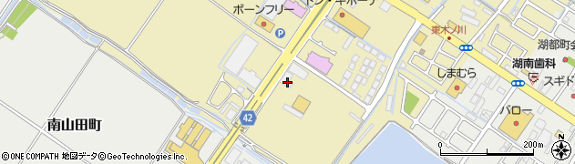 ジャパンレンタカー草津店周辺の地図