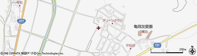 京都府亀岡市本梅町平松ハレムラ5周辺の地図