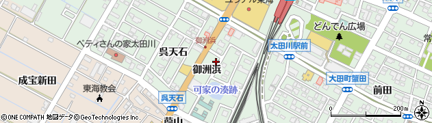 愛知県東海市高横須賀町御洲浜31周辺の地図