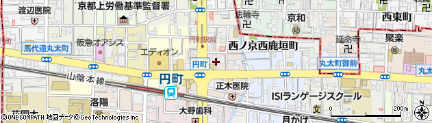 京都府京都市中京区西ノ京円町24周辺の地図