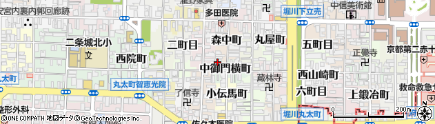 京都府京都市上京区中御門横町570周辺の地図