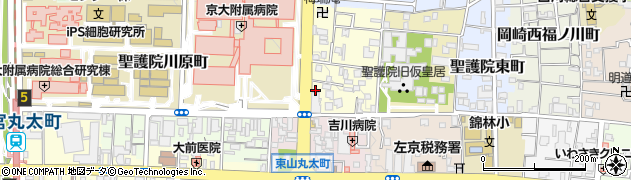 京都府京都市左京区聖護院西町11周辺の地図