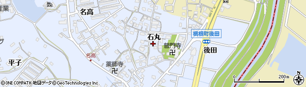 愛知県大府市横根町石丸78周辺の地図