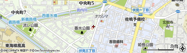 名古屋半田線周辺の地図