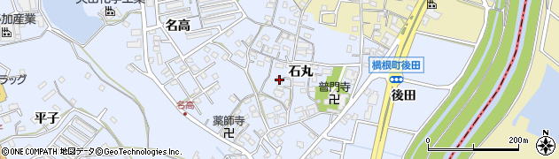愛知県大府市横根町石丸55周辺の地図