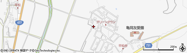 京都府亀岡市本梅町平松ハレムラ29周辺の地図