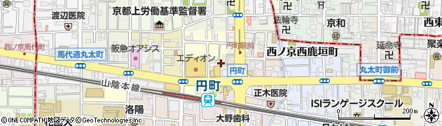 京都府京都市中京区西ノ京西円町39周辺の地図