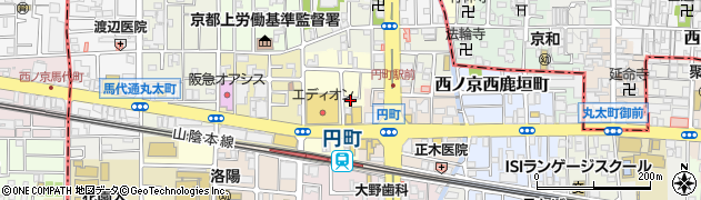 京都府京都市中京区西ノ京西円町36周辺の地図