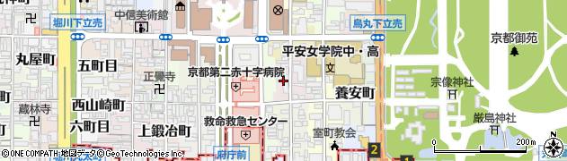 京都府京都市上京区門跡町周辺の地図