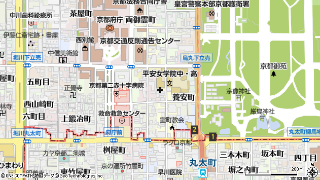 〒602-8029 京都府京都市上京区武衛陣町の地図