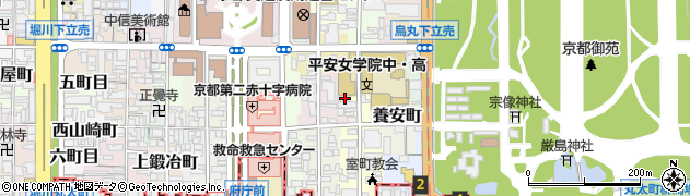 京都府京都市上京区武衛陣町周辺の地図