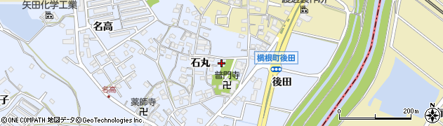 愛知県大府市横根町石丸101周辺の地図