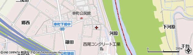 愛知県豊田市幸町家下11周辺の地図