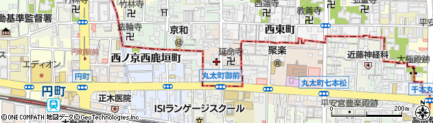 京都府京都市上京区下之町408周辺の地図