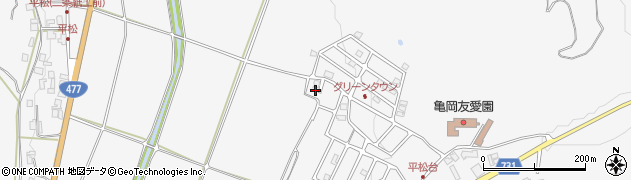 京都府亀岡市本梅町平松ハレムラ30周辺の地図