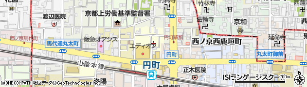 京都府京都市中京区西ノ京西円町35周辺の地図