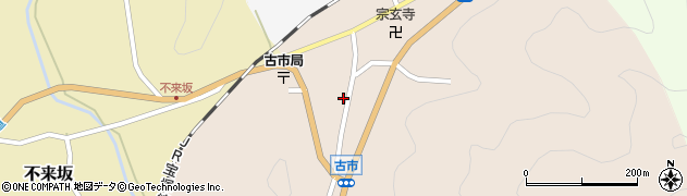 兵庫県丹波篠山市古市173周辺の地図