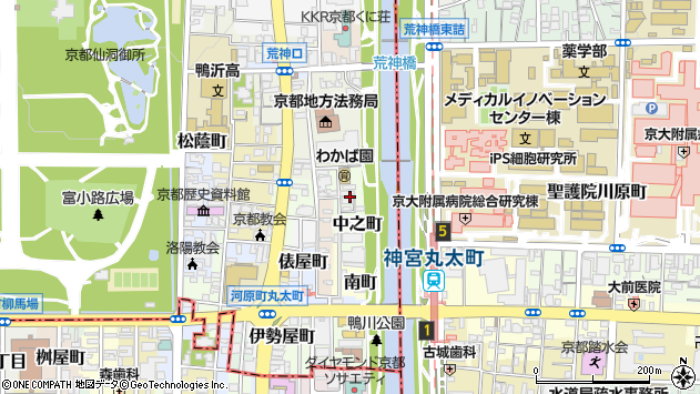 〒602-0863 京都府京都市上京区上之町の地図
