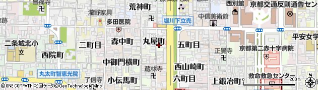京都府京都市上京区丸屋町255周辺の地図