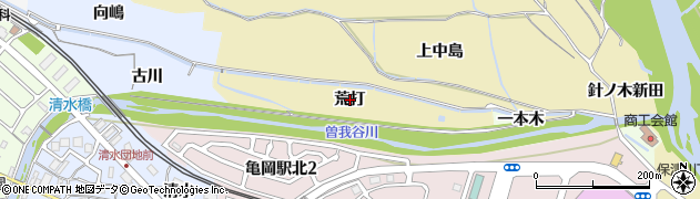 京都府亀岡市保津町（荒打）周辺の地図