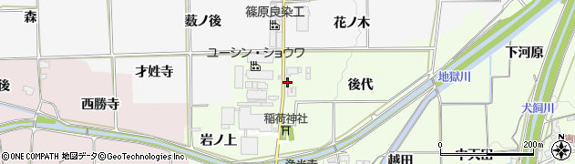 京都府亀岡市吉川町吉田（後代）周辺の地図