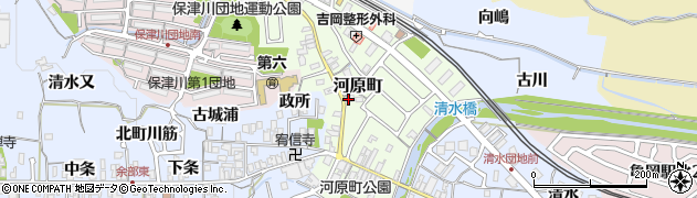ホンダ亀岡周辺の地図