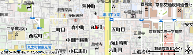 京都府京都市上京区丸屋町周辺の地図