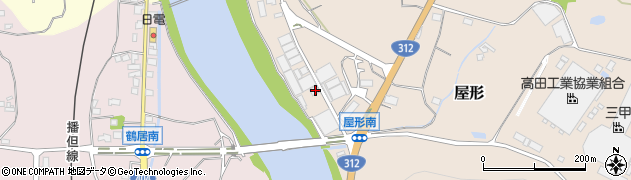兵庫県神崎郡市川町屋形877周辺の地図